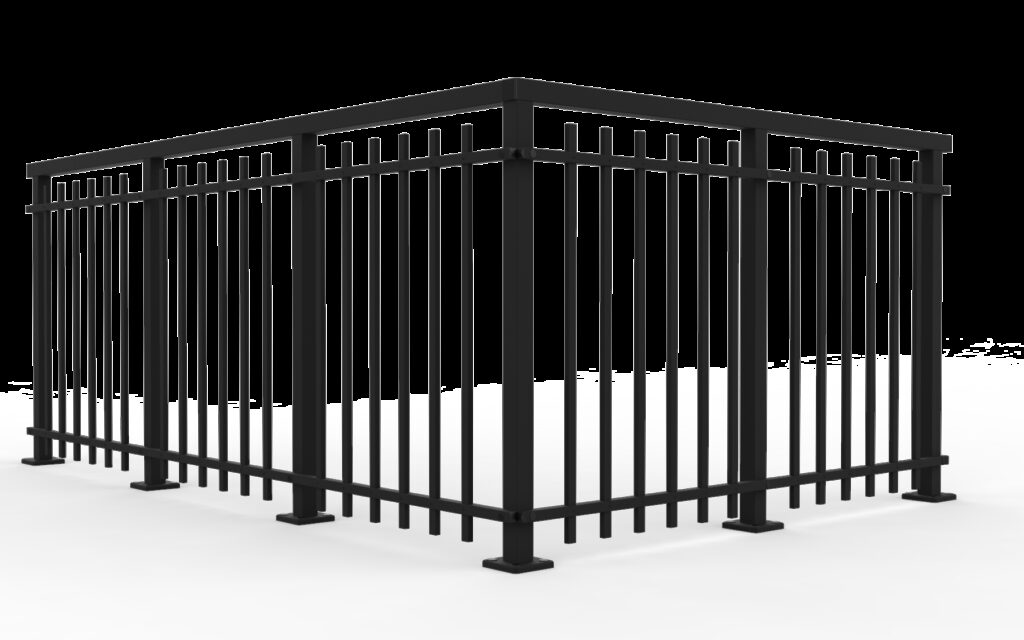 Alu Retro - modernt "smidesräcke"